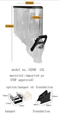 China dispensador seco de la comida de la gravedad de alta calidad 13L en venta