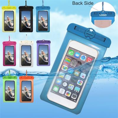 China Custom Universal Waterproof PVC 10 Meter Waterproof Mobile Phone Case Pocket Dry Bag for sale