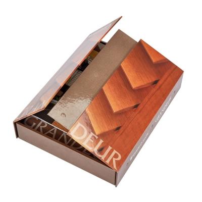 China Handmade Hardcover Customized Blinds Wood Shutters Sample Sample Book Making Wooden Blinds Sample Book for sale