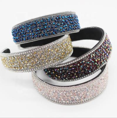 China 2020 Fashional New Arrival Lady Women Girls Crystal Rhinestone Headband Pretty Designed Headbands Tourism Party for sale