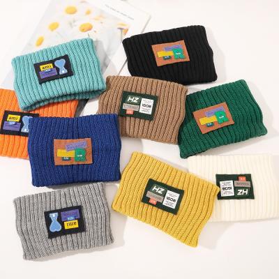 China Japan and Korean Style Aumutn Korea Hair Accessories With Popular Fashion Tag Outside Knitted Warm Wool Headband Hair Band for sale