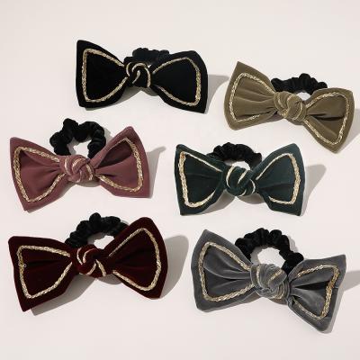 China New Fashion Sweetwoo Bow Knot Cute Alligator Hair Tie Adjustable Hair Clip For Women Girl Long Hair for sale