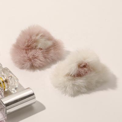 China Cute Cat Plush Hair Clips For Youth Sweet Girls Casual Korea Popular Insti Hair Accessories For Student for sale