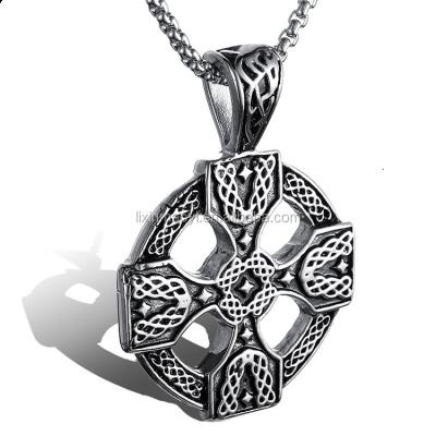 China Fashion Stainless Steel Punk Classic Cross Pendant For Women for sale