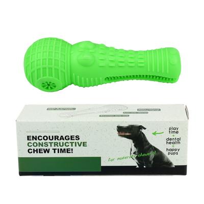 China Stocked Popular Amazon Crocodile Dog Toy New Pet Products Rubber Molar Tooth Stick Dog Cleaning Toothbrush for sale