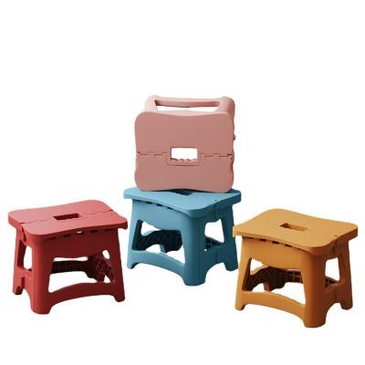 China Modern Thickened Portable Plastic Adult Children Mini Stool Folding Outdoor Fishing Stool for sale