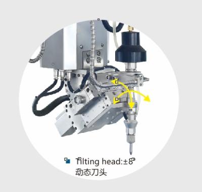 China Hotels 5 axis high I-tilt waterjet cutting head for sale