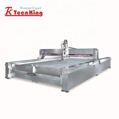 China Building material shops cnc cantilever type in 3 axis cutter OR 5 axis waterjet water jet cutting machine for sale