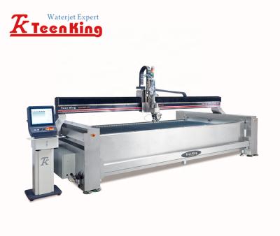 China Building material shops CNC gantry type waterjet cutter in 3 axis waterjet OR 5 axis for sale