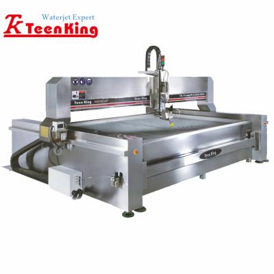 China Building material shops hot sales 5axis 3D waterjet cutting machine for marble, ceramic and granite for sale