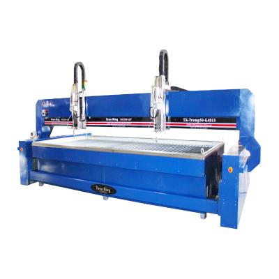 China Hotels Water Jet Glass Abrasive Cutting Machine By Cutting Various Shapes for sale