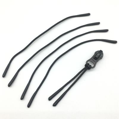 China Viable Design Round Plastic Rope Zipper Puller For Garment Accessories for sale