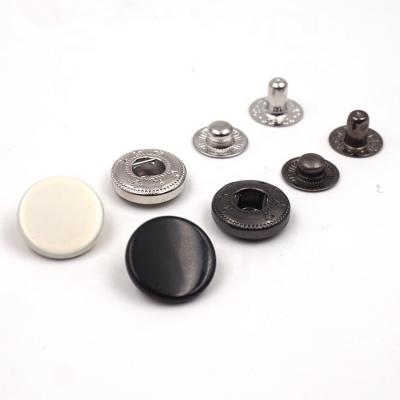 China wholesale nickel free jeans button metal logo color fastener snap custom buttons for clothes for sale