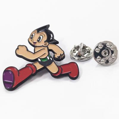 China Factory Made Nickel Free In Astro Japanese Boy Porcelain Design Comics Colorful Adult Hard Enamel Pin Badge for sale