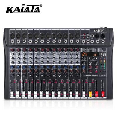 China KAIKA RX12-2 12Channel USB Console Mixer Multifunctional Digital Mixing Audio Professional for sale