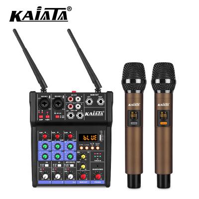 China KAIKA G4- M1 USB Audio Mixer Multifunctional Portable Wireless Outdoor Home Digital MP3 Effect Network Microphone for sale