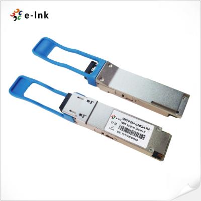 China 20KM Fiber Optic Module 100G QSFP28 Transceiver Single Mode Duplex LC Connector for sale