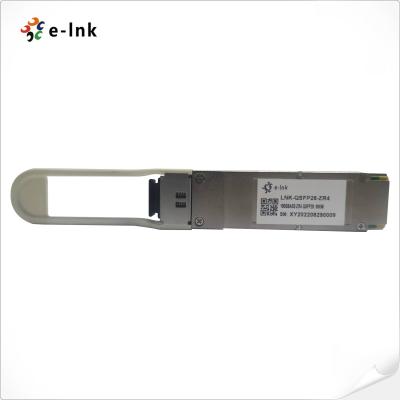 China 100GBASE-ZR4 Fiber Optical Transceiver QSFP28 1295nm To 1309nm 80KM Duplex LC for sale