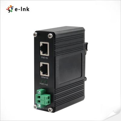 China 10 100 1000Mbps Power Over Ethernet Splitter 12V 20W 802.3at Aluminum Case for sale