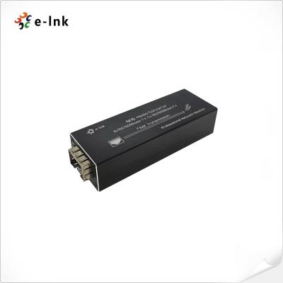 China 802.3at PoE PD SFP Fiber Media Converter Mini Gigabit 1000Mbps Aluminum Case OEM for sale