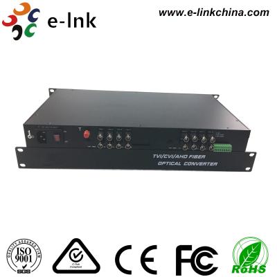 China 16CH AHD CVI TVI über Faser-Konverter, HD - AHD/HD - CVI/HD - optischer Transceiver TVI zu verkaufen