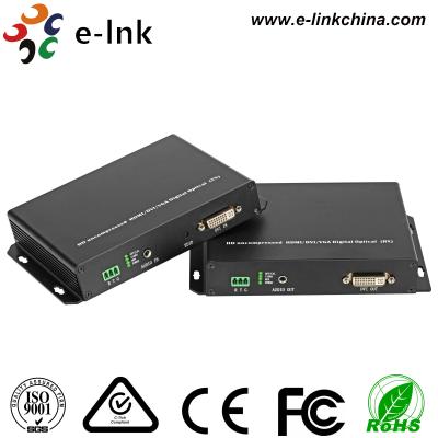 China DVI Fiber Optic Kvm Extender , Hdmi Optical Extender with SFP port for sale