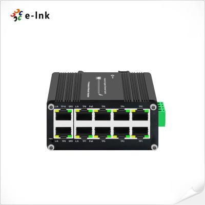 China Mini Gigabit Switch with 8×10/100/1000T 30W PoE Ports plus 2 RJ45 Uplink Ports for sale