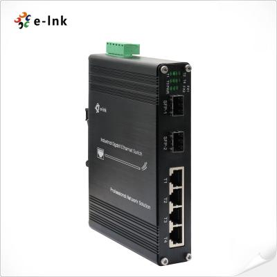 China Industrial Ethernet Switch with 4×10/100 Base-T+2×100BASE-FX Ports for sale