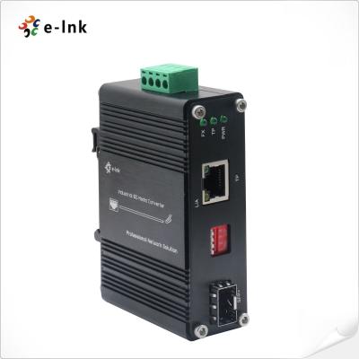 China Mini Industrial 10G 5G 2.5G 1G 100M Copper to 10GBASE-X SFP+ Media Converter for sale