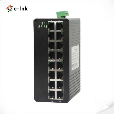 China Unmanaged Industrial 16-Port 10/100/1000T Ethernet Switch for sale