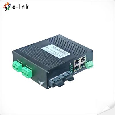 China L2+ Industrial 4-Port 10/100TX + 4-Port RS485 + 2-Port 100FX Ring Managed Ethernet Switch for sale