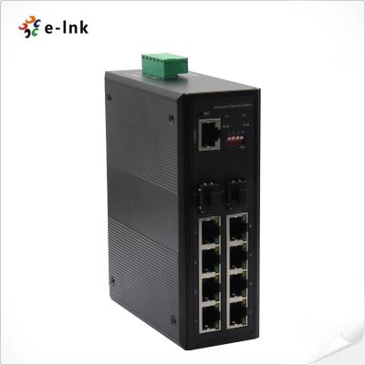 China Industrial 4-port 10 100 1000T 802.3bt PoE + 4-port 10 100 1000T 802.3at PoE + 2 x 100 1000X SFP Managed Ethernet Swit for sale