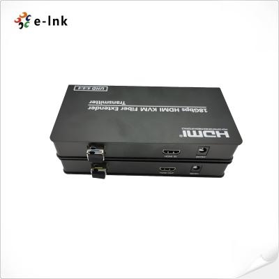 China 4K HDMI 2.0 KVM USB over Fiber Optic Extender for sale