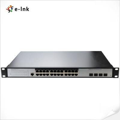 China L3 Managed Switch with 24 10/100/1000BASE-T PoE Ports + 4 10G SFP Ports for sale