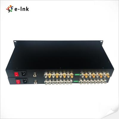 China 1U Rack-Mountable 8-Channel SD/HD/3G-SDI Over Single Fiber CWDM Uncompressed Extender for sale