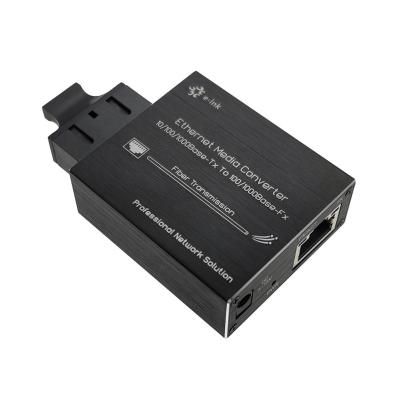 China 100/1000Base-Fx  20km Fiber Ethernet Media Converter WDM Single Fiber for sale