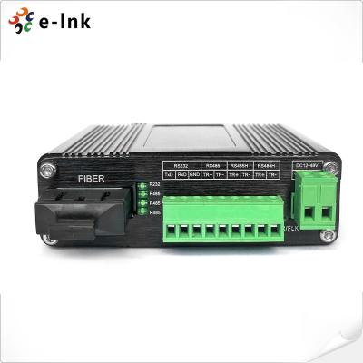 China RS232 RS485 RS422 Fiber Optic Converter FC LC SMF 20KM 15KV for sale