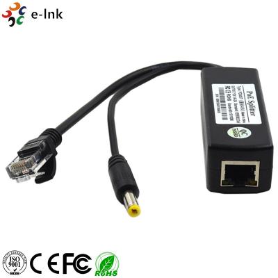 China 30W 1.25A Poe Ethernet Splitter 10/100M 12v Plastic Case Passive POE Splitter for sale