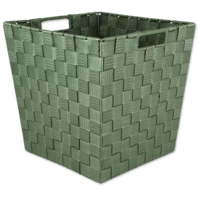 China New Arrival Resin Wholesale Storage Baskets Nylon Stocked Trash Can With Handle for sale