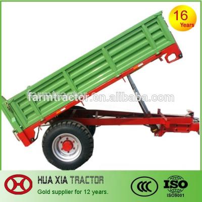 China 1.5 Ton 5 Ton Agricultural Machinery Cargo Farm Trailer Tractor Tipper Semi Trailer With CE for sale