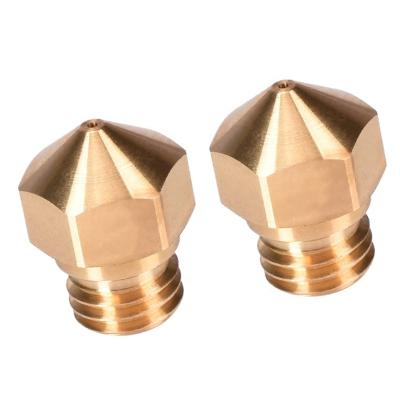 China High Quality Machinery Parts Nozzle 3d Printer 0.4mm Nozzle 3d Printer CNC Machining 3d Printer Components Accessories Available for sale