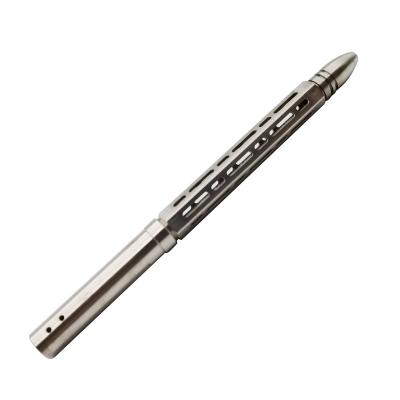 China Customized Aluminum Fountain Pen Parts Metal Fountain Pen Section Seed Parts Pen Making Parts for sale