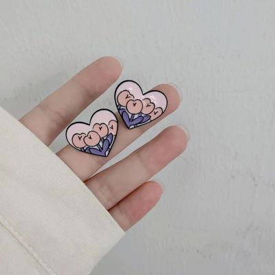 China FASHIONABLE Women Love Tulip Fashion Temperament Earring Personality Temperament Sweet Earrings for sale