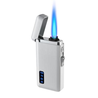 China Gas and Electric USB Minimalist Dual Function Inflatable Windproof Rechargeable Lighter for sale