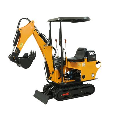 China Chinese Ton Mini Digger Gargen Cheap Price Construction Equipment Smallest 0.8 Ton CE Certificate Farm Backhoe Excavators for sale