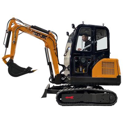 China Hotels JKW-20 2 Ton Small Digger Mini Excavator Track Width With Hydraulic Quick Connector for sale