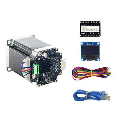 China 100% Original MKS SERVO57A Nema23 Stepper Motor Closed Loop With Display For 3D Printer Parts Prevent Losing Steps Adapter Board for sale