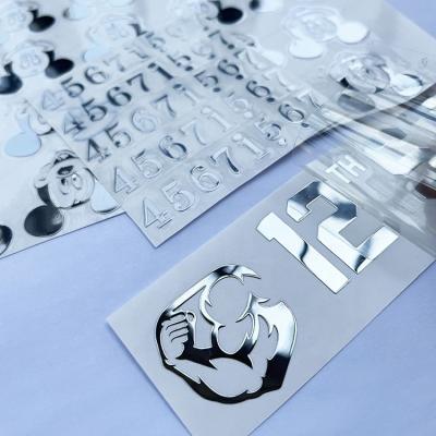 China Custom Waterproof Fashion Sliver Metal Sticker Label Metal Nickel Sticker Electroformed Label High Quality Logo for sale