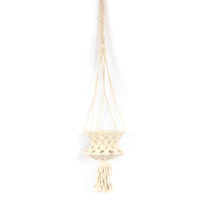 China Macrame Sustainable Fruit Basket Wall Hanging Fruit Basket Hanging Product - Macrame Fruit Hammock for Boho Kitchen Decor Baskets - for sale