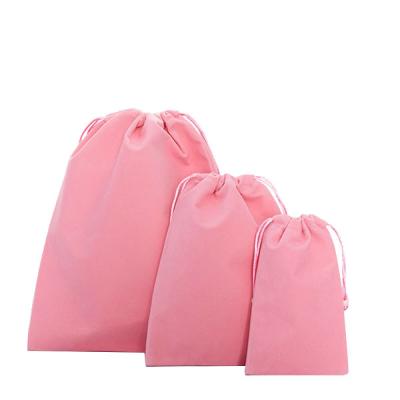 China Microwavable most popular&hot sale high quality jewelry storage bag rose velvet jewelry bag velvet drawstring jewelry bag for sale